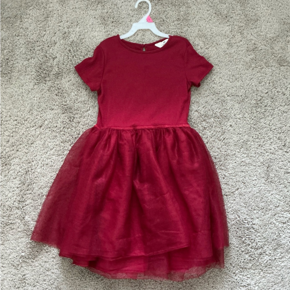 Elegant Red Kids Dress H&M Size 8-10
